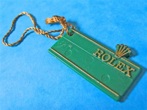 rolex green hang tags